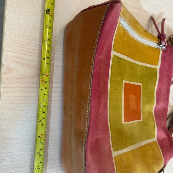 Astore smaller leather colourful bag excellent used condition - Picture 12 of 14